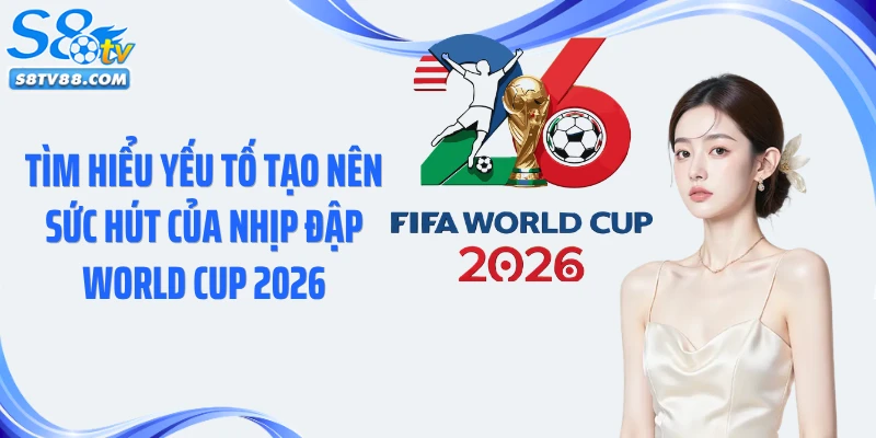 Tìm hiểu yếu tố tạo nên sức hút của nhịp đập World Cup 2026