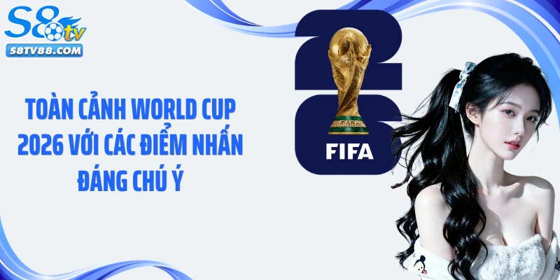 Toàn cảnh World Cup 2026 với các điểm nhấn đáng chú ý